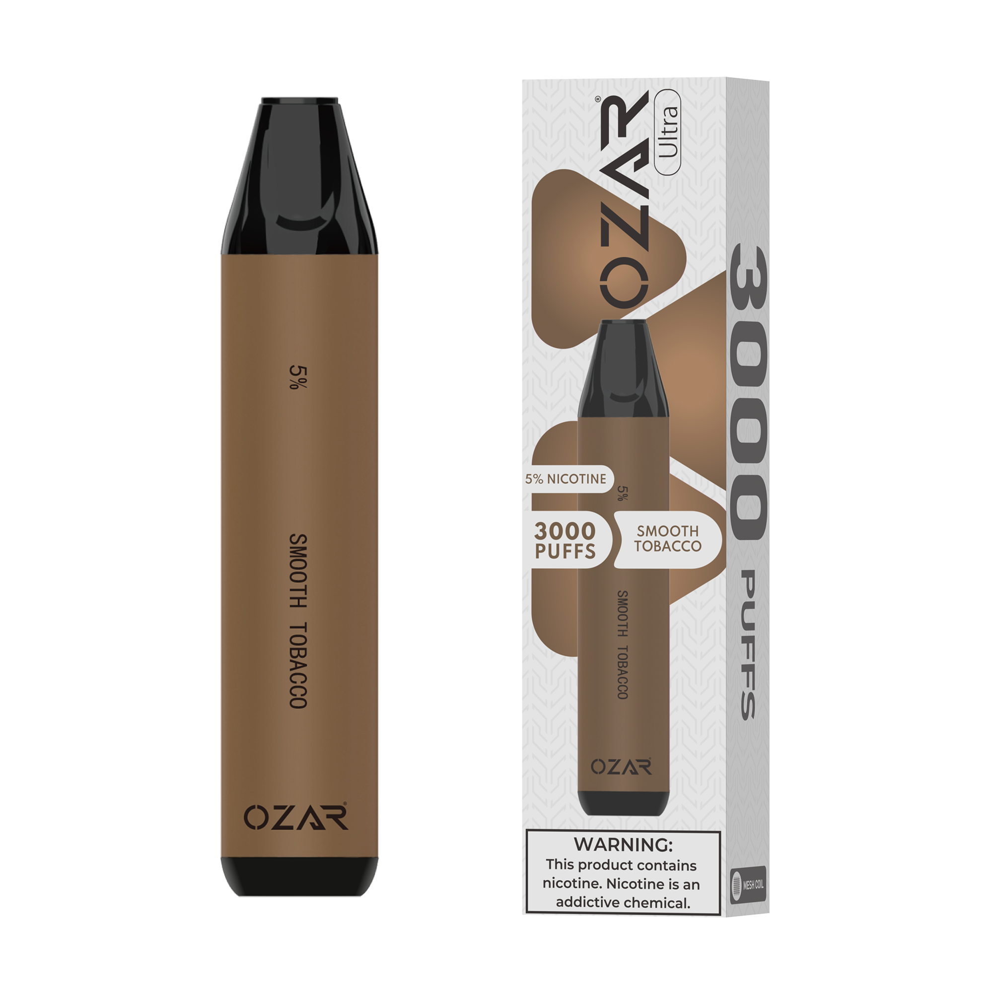 Ozar Ultra Disposable Vape Smooth Tobacco 3000 Puffs